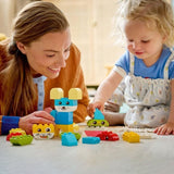 LEGO DUPLO My First 10477 Les Jolis Animaux Créatifs 3-en-1 - Jeu Créatif 1 an - Motricité