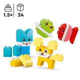 LEGO DUPLO My First 10477 Les Jolis Animaux Créatifs 3-en-1 - Jeu Créatif 1 an - Motricité