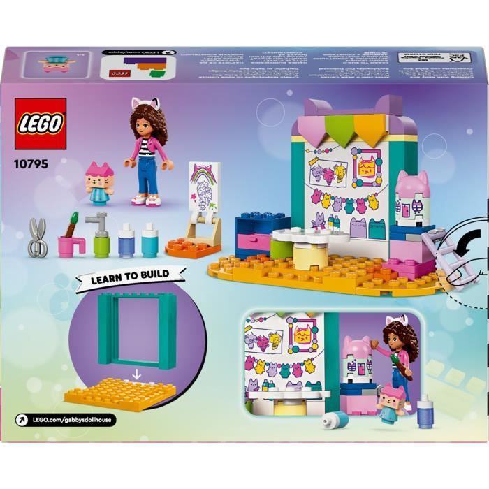 LEGO Gabby et la maison magique 10795 Bricolage avec BÈbÈ BoÓte, Jeu de rÙle pour enfants