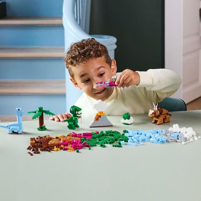 LEGO Classic 11041 Les dinosaures créatifs - Jouet de construction incluant un T-rex