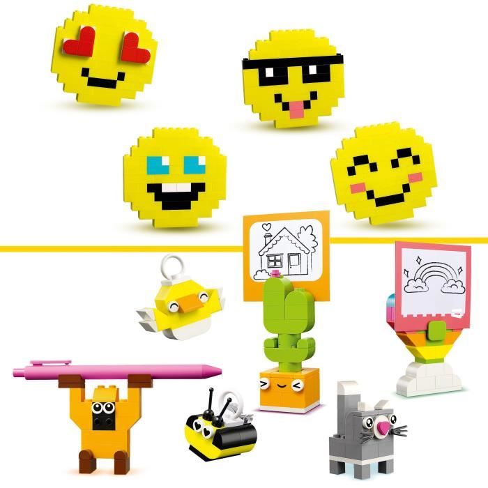 LEGO Classic 11042 La boÓte crÈative du bonheur - Assortiment de briques de construction