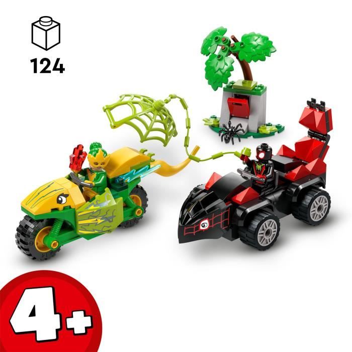 LEGO Marvel 11198 Course-poursuite entre Spin et Electro en dino-véhicules - Spidey et ses amis extraordinaires