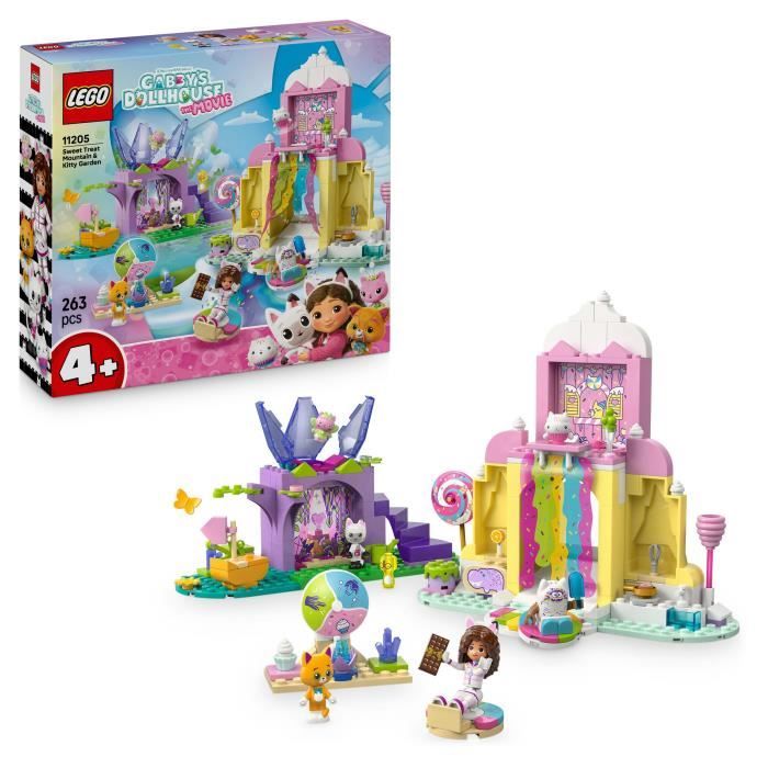 LEGO Gabby et la Maison Magique 11205 La Montagne de Friandises et le Jardin de Fée Minette