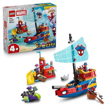 LEGO | Marvel 11208 Spidey et ses Amis Extraordinaires Le Bateau Pirate de l'Équipe Spidey