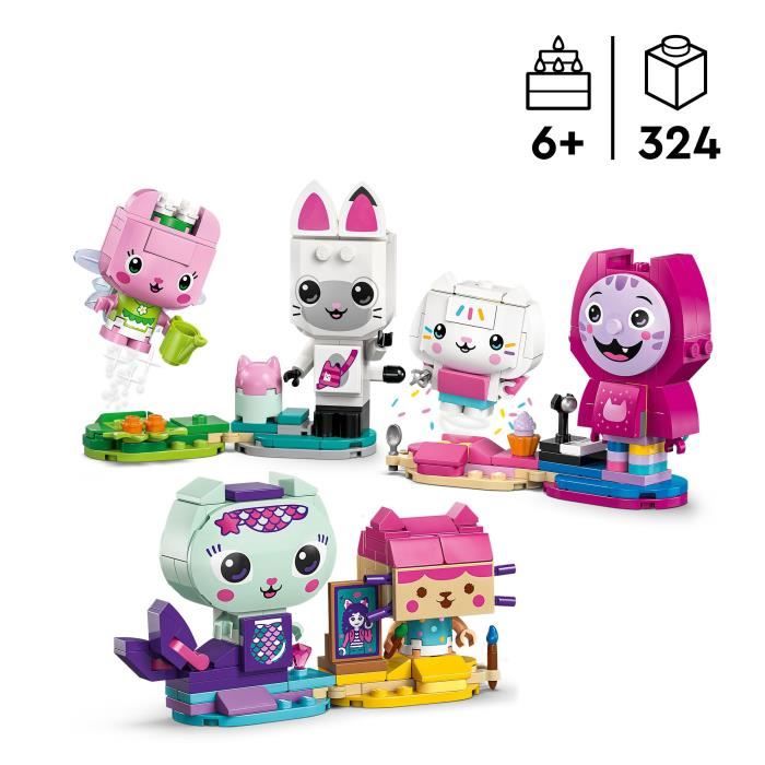LEGO Gabby et la Maison Magique 11215 Les Gabbychats en Briques - Jeu Créatif des 6 ans