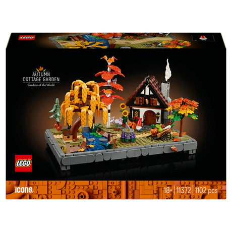 LEGO Icons 11372 Le Jardin d'Automne - Set de Construction Adulte - Maquette Miniature