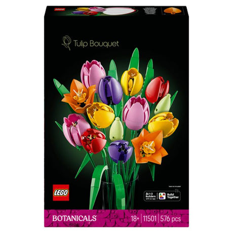 LEGO Botanicals 11501 Le Bouquet de Tulipes - Set de Construction pour Adulte - Cadeau