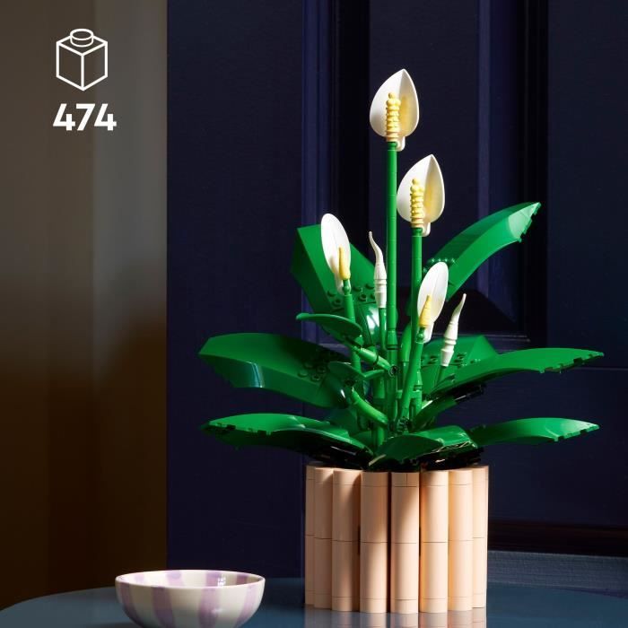 LEGO Botanicals 11504 Les Fleurs de Lune - Set de Plante Artificielle pour Adulte - Déco
