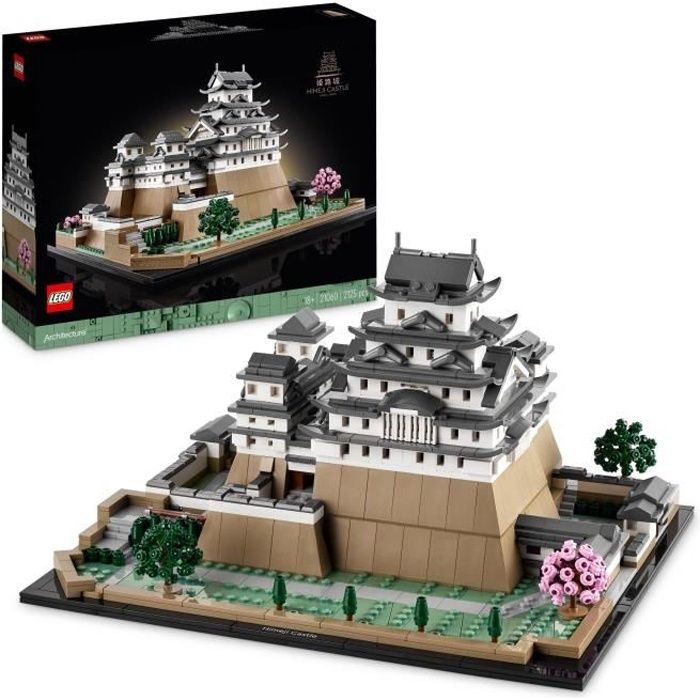 LEGO Architecture 21060 Himeji Castle, Model Building Kit for Adults Fans of Japanese Culture