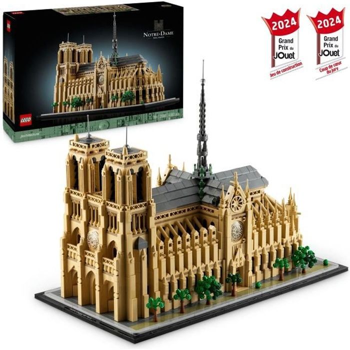 LEGO Architecture 21061 Notre-Dame de Paris - Building Set for Adults