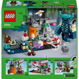 LEGO Minecraft 21274 La Rencontre Avec Le Warden - Jouet Collector Pour Garçon Des 7 Ans