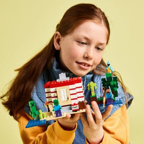 LEGO Minecraft 21275 La Maison En TNT De La Jungle - Jeu De Construction des 8 Ans