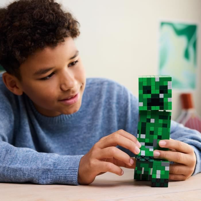 LEGO Minecraft 21276 Le Creeper - Jeu de Construction pour Garçon des 10 Ans - Figurine