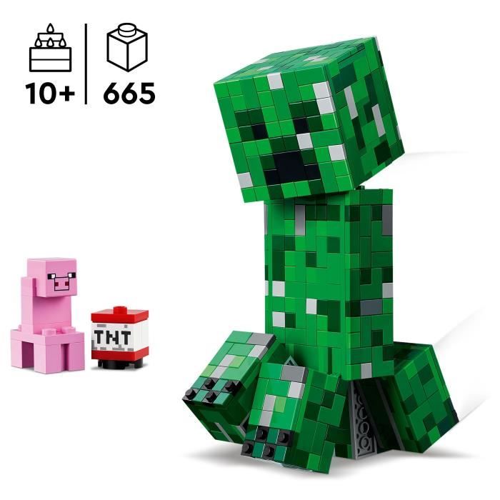 LEGO Minecraft 21276 Le Creeper - Jeu de Construction pour Garçon des 10 Ans - Figurine