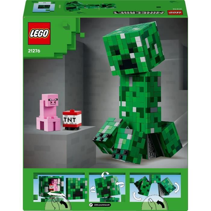 LEGO Minecraft 21276 Le Creeper - Jeu de Construction pour Garçon des 10 Ans - Figurine