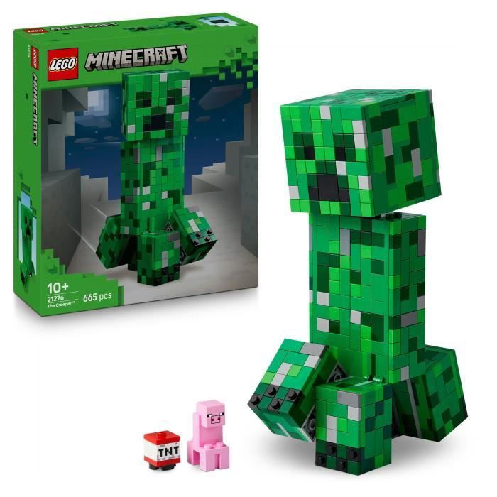 LEGO Minecraft 21276 Le Creeper - Jeu de Construction pour Garçon des 10 Ans - Figurine