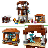 LEGO Minecraft 21278 L'Avant-Poste De Pillards Et Le Ravageur - Jeu Pour Garçon Des 9 Ans