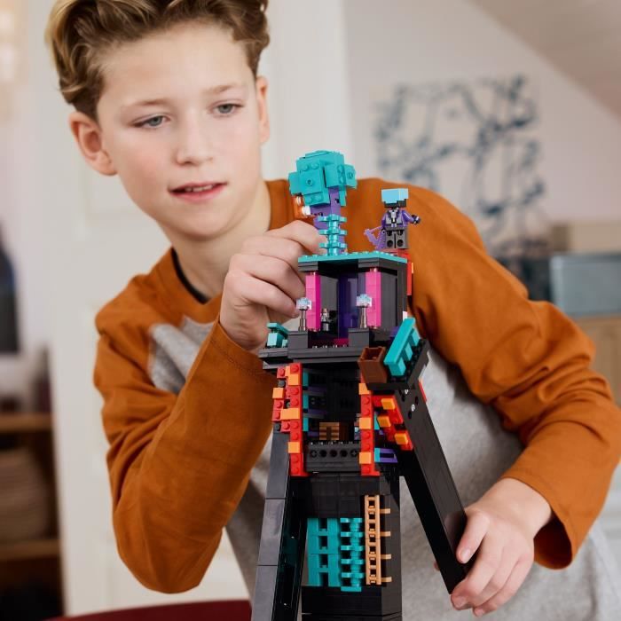 LEGO Minecraft 21279 La Tour De l'Enderman - Jeu De Construction Pour Garçon Des 9 Ans