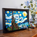 LEGO Ideas 21333 Exclu Cdiscount Vincent Van Gogh - La Nuit Étoilée, Reproduction de Tableau sur Toile