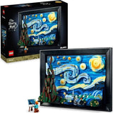 LEGO Ideas 21333 Exclu Cdiscount Vincent Van Gogh - La Nuit Étoilée, Reproduction de Tableau sur Toile