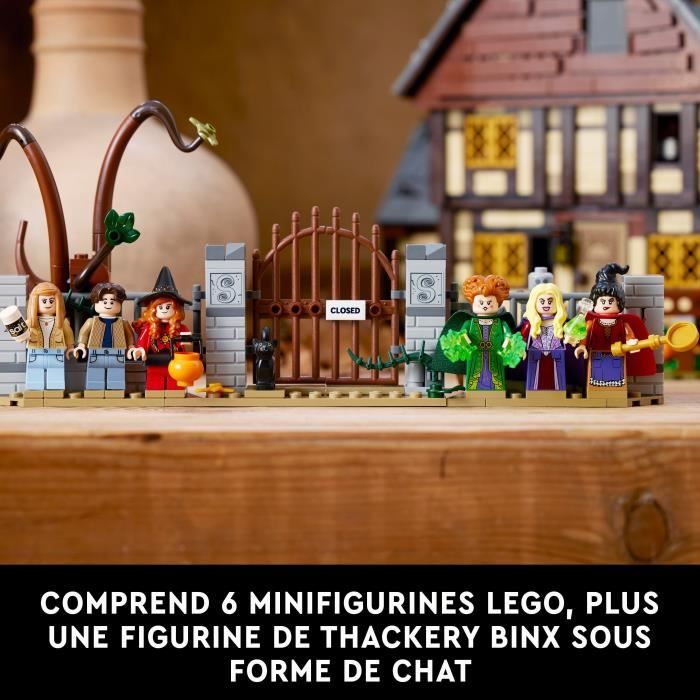 LEGO Ideas Hocus Pocus Disney : le manoir des soeurs Sanderson 21341 -Set de construction - Un cadeau d'Halloween pour les adultes