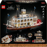 LEGO Ideas 21356 Exclu Cdiscount Le Bateau a Vapeur du Mississippi - Set de Construction pour Adulte