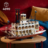 LEGO Ideas 21356 Exclu Cdiscount Le Bateau a Vapeur du Mississippi - Set de Construction pour Adulte