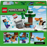LEGO Minecraft 21583 Les Aventures de Steve dans la Taiga - Jeu Garçon ou Fille des 6 ans