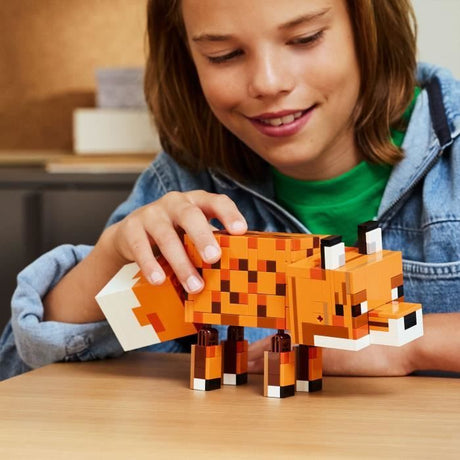LEGO Minecraft 21588 Le Renard - Jeu 3D Garçon ou Fille des 10 ans - Figurine d'Animal