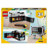 LEGO 31147 Creator 3en1 L'Appareil Photo RÈtro, Jouet Transformable avec 3 Modeles, DÈco de Bureau et de Chambre
