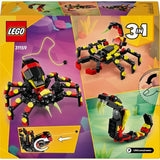 LEGO Creator 31159 3-en-1 Animaux sauvages : l'araignée surprenante - Jouet des 7 ans