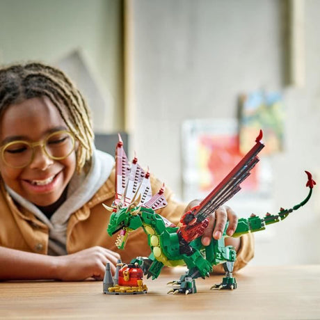 LEGO Creator 31161 3-en-1 Le dragon médiéval - Jeu de construction pour garçon des 9 ans
