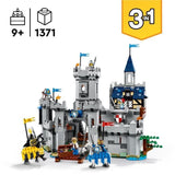 LEGO Creator 3-en-1 31168 Le Château Médiéval des Chevaliers - Jeu de Construction 9 ans