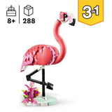 LEGO Creator 31170 3-en-1 Animaux sauvages : le flamant rose - Jouet pour fille des 8 ans
