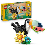 LEGO Creator 3-en-1 31173 Animaux Sauvages : le Toucan Tropical - Jeu des 7 ans