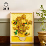 LEGO Art 31215 Vincent van Gogh – Les Tournesols - Tableau mural, Construction pour adulte