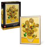LEGO Art 31215 Vincent van Gogh  Les Tournesols - Tableau mural, Construction pour adulte