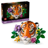 LEGO Art 31217 La Collection Faune  Le Tigre - Set Adulte - Décoration Murale Avec Fleurs