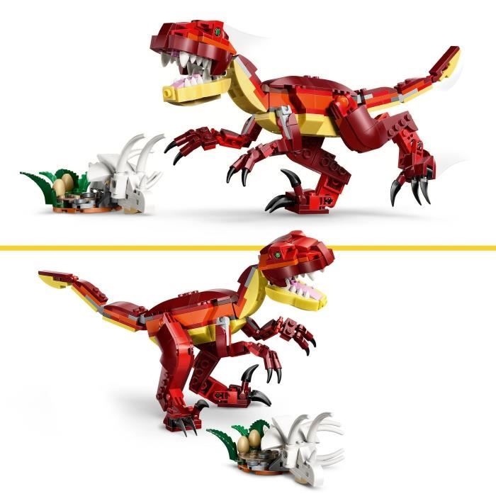 LEGO Creator 3-en-1 31379 Le Dinosaure Féroce - Jeu de Construction des 8 ans - Cadeau