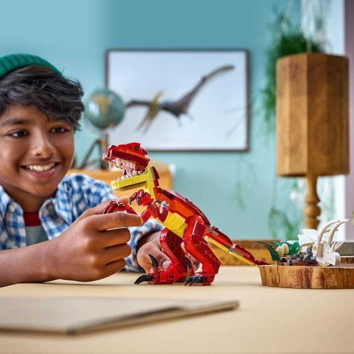 LEGO Creator 3-en-1 31379 Le Dinosaure Féroce - Jeu de Construction des 8 ans - Cadeau