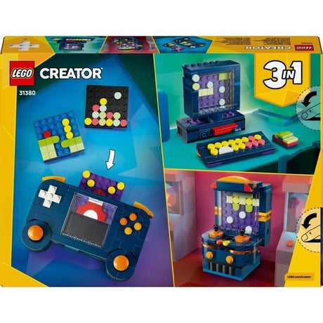 LEGO Creator 3-en-1 31380 La Console de Jeu Rétro - Jouet de Construction - Cadeau 8 ans