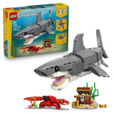 LEGO Creator 3-en-1 31381 Le Redoutable Requin et le Coffre au Trésor - Jouet des 8 ans