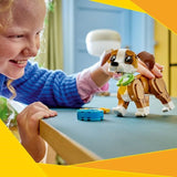 LEGO Creator 3-en-1 31382 Les Adorables Animaux : le Chiot Joueur - Jeu des 8 ans - Cadeau