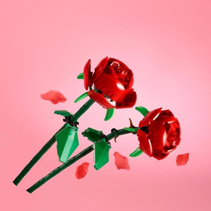 LEGO Botanicals 40460 Les Roses - Set de Fleurs Artificielles pour enfant des 8 ans - Déco