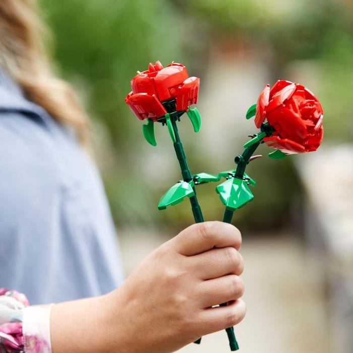 LEGO Botanicals 40460 Les Roses - Set de Fleurs Artificielles pour enfant des 8 ans - Déco