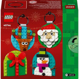 LEGO 40744 Sélection de Décorations de Noël - Jeu de Construction des 6 ans avec Pere Noël