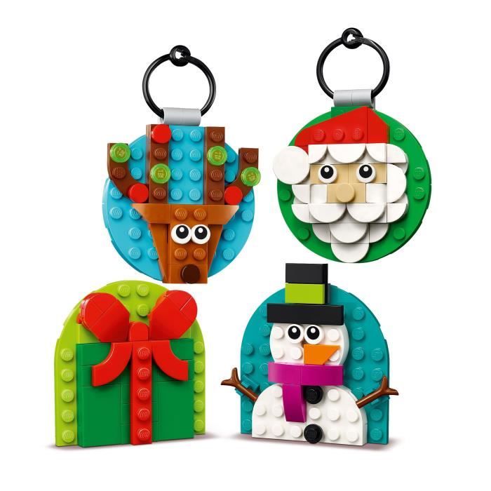 LEGO 40744 Sélection de Décorations de Noël - Jeu de Construction des 6 ans avec Pere Noël