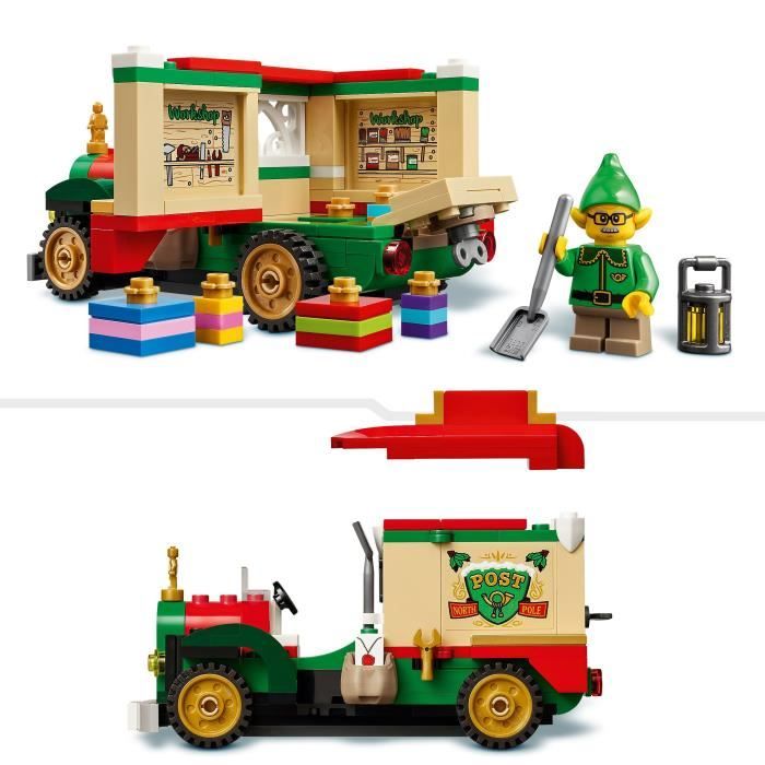 LEGO 40746 Le Camion de Livraison du Pere Noël - Jouet des 8 ans & Décoration de Noël