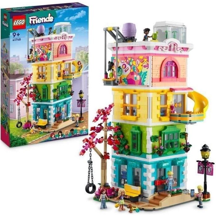 LEGO Friends 41748 Le Centre Collectif de Heartlake City, Jouet de Construction Modulaire