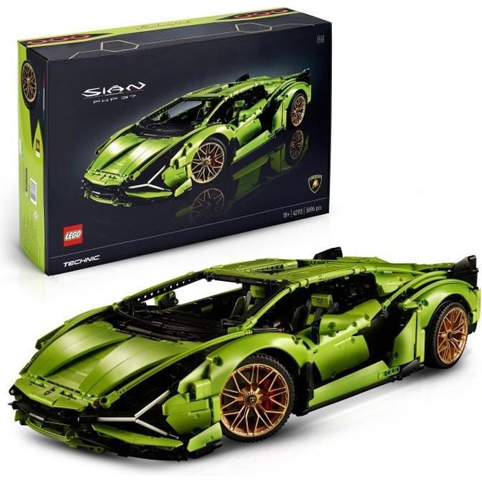 LEGO Technic 42115 Lamborghini Sián FKP 37, Maquette Voiture, 1:8, a Construire, Collection, Construction Voiture, pour Adultes